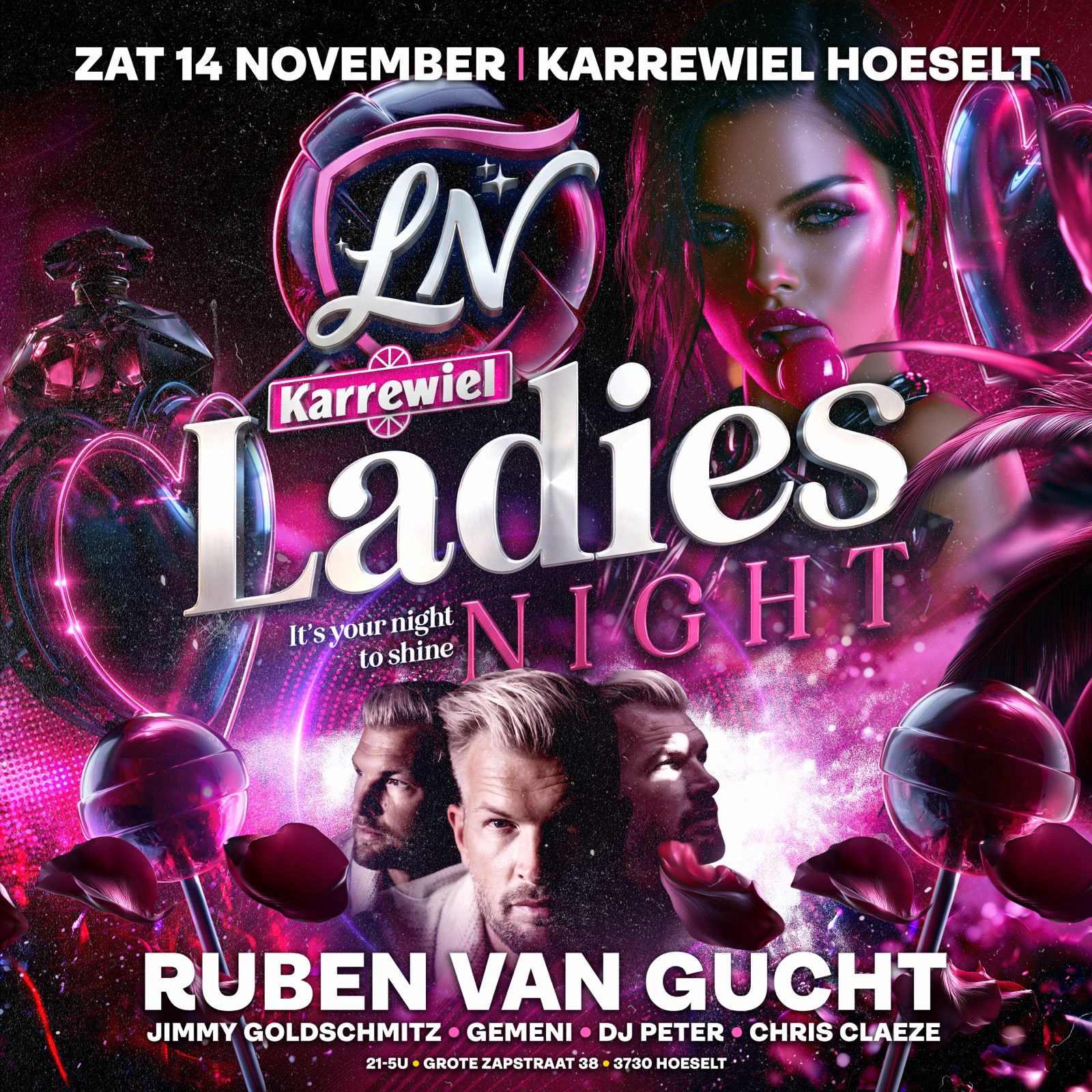 LADYS NIGHT with RUBEN VAN GUCHT